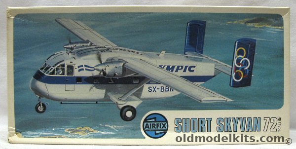 Airfix 1/72 Short Skyvan - Oman Air Force / Olympic Airlines, 04018-3 plastic model kit